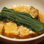 割烹さいお - 茄子鶏あんかけ