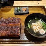 那古野 しば福や - うなぎミニお重、お吸い物、