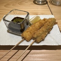 那古野 しば福や 名駅店 - うなぎの串揚げ