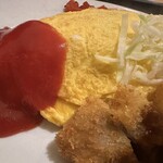 洋食 ともんちゃ - オムカツセット