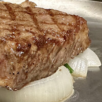 本格肉料理 丸小 - お昼の黒毛和牛サーロインステーキ