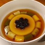 赤丸 - 白玉杏仁豆腐　冷