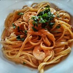 ダニエルハウス - ランチセット　海老のトマトクリーム￥1765