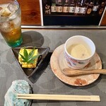 深海 - 料理写真:深海定食①卵焼き・茶碗蒸し