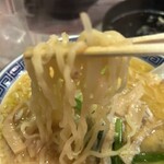 ラーメン ホルモン オールスター - 中太麺