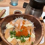こめらく たっぷり野菜とお茶漬けと。 - 