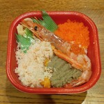 旬海鮮 丼丸 - オホーツク丼 (税抜)550円 ※開封後 (2024.09.22)