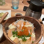 こめらく たっぷり野菜とお茶漬けと。 - 