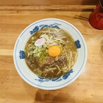 肉マシ鉄板食堂 - 【徳島ラーメンtp生卵】