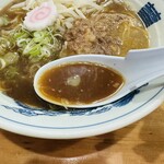 肉マシ鉄板食堂 - 【徳島ラーメン＝スープ】