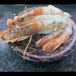 市場寿し - 赤えび。