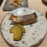 千葉たかおか - 炭火焼き赤甘鯛(富津産)、蒸し安納芋(鴨川産)