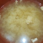 ぶた丼のとん田 - お味噌汁