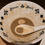 NIBOSHI MANIA - ワダツミニボプレッソの底に残ったスープ