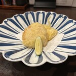 酒亭 田中 - 帆立貝とゴールドラッシュの天麩羅（酒亭 田中）2024.6