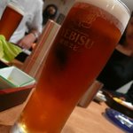 髭政 - ビールは琥珀エビス