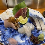 鮨 ひでぞう - お造り盛り合わせ5種