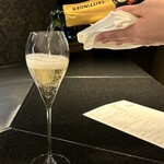 鉄板焼 石狩 - シャンパン