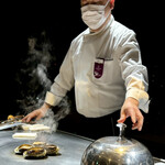 鉄板焼 石狩 - 北海道函館産 活蝦夷鮑