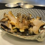 鉄板焼 石狩 - 北海道函館産 活蝦夷鮑