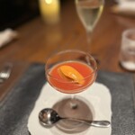 ル・ゴロワ フラノ - 赤ピーマンムースとトマトのクーリ