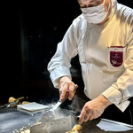 鉄板焼 石狩 - ガーリックライス