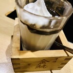 鮮魚炉端 花ちゃ花ちゃ - ほうじ茶の杏仁豆腐、これもオススメです