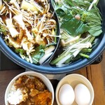 しゃぶ葉 - 高騰の野菜も大量！玉子は有料！