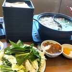 しゃぶ葉 - まずは こん感じで！腹へった！