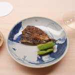 鮨 陸 - メヒカリ炭火焼 枝豆