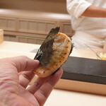 鮨 陸 - 平貝磯辺焼