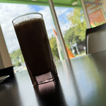 インデアンレストラン  ニューミラ - 涼しくなったのでホットチャイを注文したけど、アイスチャイが来た^_^