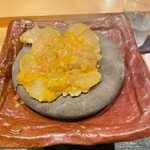 御料理 まつ山 - 伊勢海老の石焼き