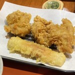 戸隠 - 鶏天　ちくわ天