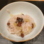 御料理 まつ山 - 小豆粥