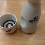 すし江戸 - あさ開（熱燗）