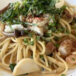 トミズダイナー - ズワイガニのトマトクリームパスタ