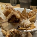 麦処 八と丁 - チャーシュー飯アップ