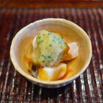 すし処 ひさ田 - サワラを炭火で焼いて。おろしをたっぷり。