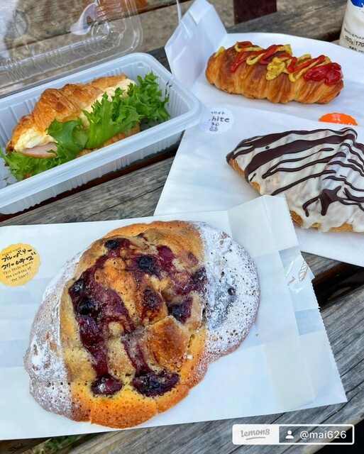 [ペンタン祭り]ラクェル プレバン版 3枚 手造りクロワッサン専門店 ラパン - 箱崎/パン | 食べログ