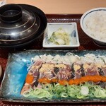 築地食堂 源ちゃん - 鰹タタキのっけ盛り定食
