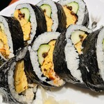柳井 - 玉子とうなぎの太巻き