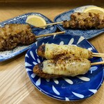 鶏と酎ハイ とり巣 - 【串物】変わり種串焼き　1人3本