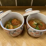 鶏と酎ハイ とり巣 - 【先付】出汁たこ焼き