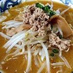 中華麺房 東龍 - みそラーメン(太麺) 着丼＼(^o^)／