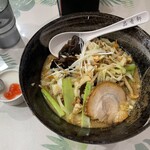 中華料理 品香軒 - ラーメンセット(味噌ラーメンとチャーハン)