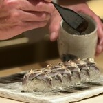 千葉たかおか - 鰯の棒鮨