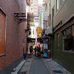 劉山東牛肉麵 - お店は路地裏にあって分かりにくいです。