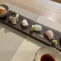 四季彩鉄板くさの - 鮮魚盛り合せ