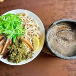 麺屋　たか - 「冷やし中華」HOTつけ麺BLACK（税込1,240円）